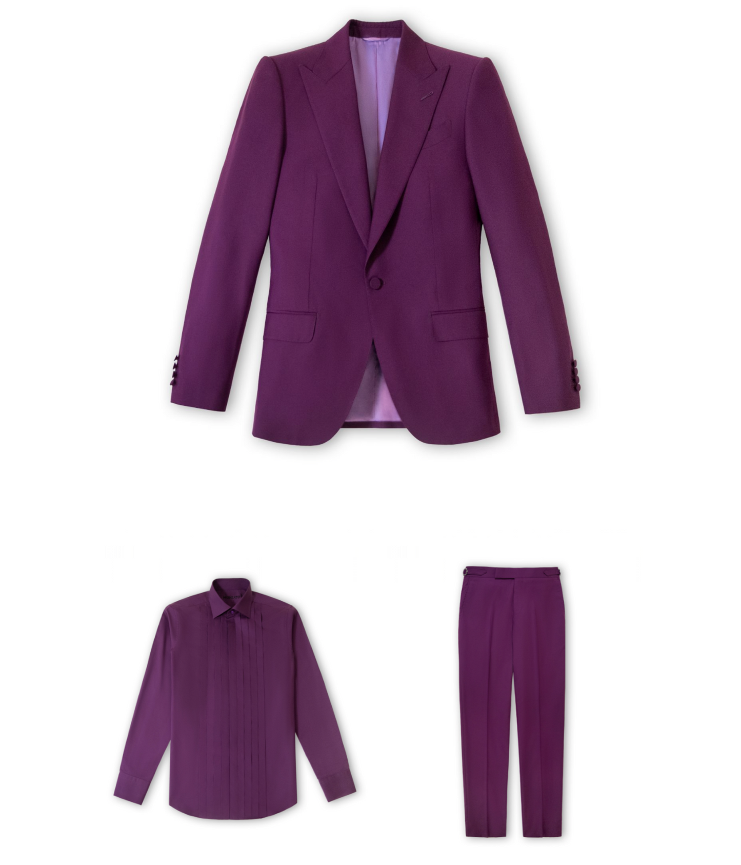 PRUSH PURPLE SUIT SET
