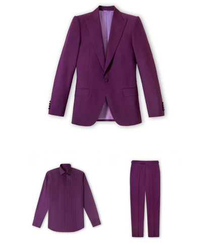 PRUSH PURPLE SUIT SET